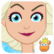 Icoon van programma: Queen dress up in frozen …