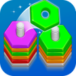 프로그램 아이콘: Nuts Sort - Hexa Screws P…
