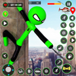 程序图标：Stickman Rope Hero Vice T…