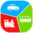 Compare Car, Train and Bus Trips