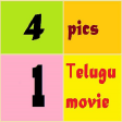 4 pics 1 telugu movie game  -