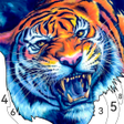 Иконка программы: Animal Paint by Number Ga…