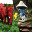 プログラムのアイコン：Smurf Cat Awesome Fly Gam…