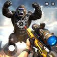 Ícone do programa: Real Gorilla Hunting Game…