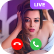 أيقونة البرنامج: Live video call  chat gir…