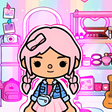 أيقونة البرنامج: Toca Boca Life World Pink…