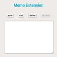 Programın simgesi: memo extension