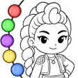 Ikona programu: Princess Coloring Book Gl…
