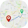 GPS Route Finder  Location sh