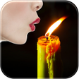 プログラムのアイコン：Candle Light: Blowing Mag…