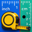 أيقونة البرنامج: Smart Ruler: Measure Leng…