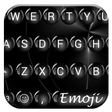 プログラムのアイコン：Spheres Black Emoji Keybo…