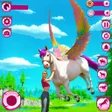 程序图标：My Flying Unicorn Horse G…