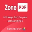 Zone PDF: Edit and Convert PDFs