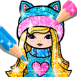 プログラムのアイコン：Girls Coloring Book for K…