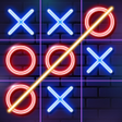 Programın simgesi: Tic Tac Toe Glow: 2 Playe…