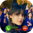 Fake call for Wednesday Addams icon