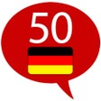 ไอคอนของโปรแกรม: Learn German  50 language…