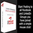 GP - LinkedIn & Facebook Groups Auto Poster