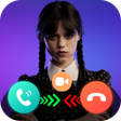 程序图标：fake call for Wednesday a…