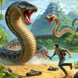 Иконка программы: Hungry Anaconda Snake Sim…