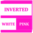 Inverted White and Pink Icon Pack Free
