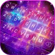 Galaxy Starry Keyboard Background