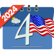USA Calendar with Holidays 2021