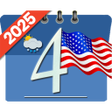 USA Calendar with Holidays 2021