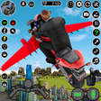 Ícone do programa: Flying Motorbike 3D Simul…