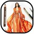 Icoon van programma: Fashion Design Flat Sketc…
