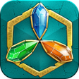 Иконка программы: Crystalux: Zen Match Puzz…