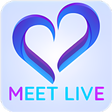 プログラムのアイコン：Meet Live - Live Video Ta…