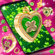 Icon of program: Green lucky clover wallpa…
