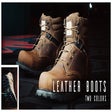 Leather Boots Two Colors