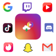 程序图标：All Social Media and Soci…
