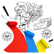 程序图标：Coloring Book Game