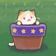 أيقونة البرنامج: Cat Flower Pot: Cat Simul…