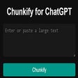 Icon of program: Chunkyfy for ChatGPT