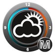 ไอคอนของโปรแกรม: Weather Clock