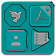 プログラムのアイコン：Cyan Icon Pack Free