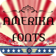 Icon of program: Amerika Font for FlipFont