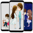 プログラムのアイコン：Cute Couple Cartoon Wallp…
