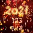 New Year 2021 countdown