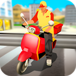 プログラムのアイコン：Motorbike Pizza Delivery