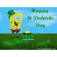 Sponge Bobs Happy St. Patrick's Day theme