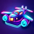 Merge Planes Neon Game