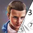Ikon program: Stranger things Coloring