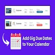 Calendar Sync - For Gig Due Dates