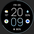 Ikona programu: Awf MNML Thin - watch fac…